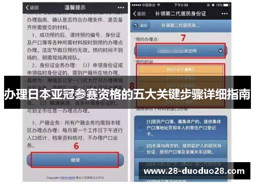办理日本亚冠参赛资格的五大关键步骤详细指南